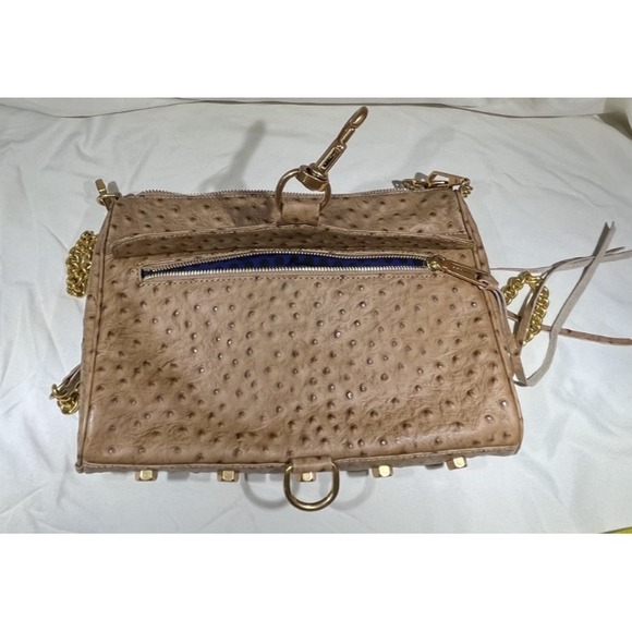 REBECCA MINKOFF Large MAC Taupe Crossbody Leather Purse - Picture 4 of 15